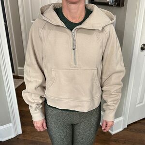 lululemon athletica Beige Scuba Hoodie